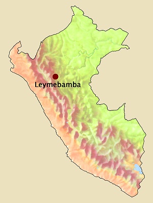 Leymebamba, Mapa